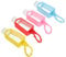 SAFIGLE 4pcs 30ML Leak Proof Silicone Sleeve Travel Bottles for Hand Soap Liquid Containers Portable Toiletry Bottles for Travel and On-the-Go Random Color