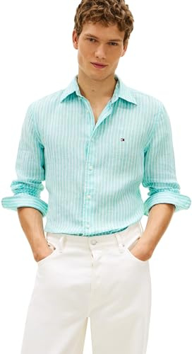 Tommy Hilfiger Linen Bengal Stripe RF Shirt