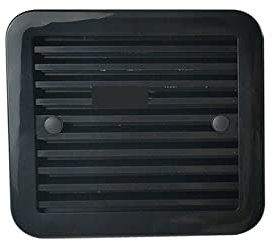 BGAZA RV Side Exhaust Fan Refrigerator Inverter Heat Dissipation Ventilation Louver Grille RV Modification Accessories(Nero,12V/141 * 128)