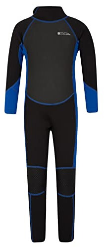 Mountain Warehouse Kids Full Wetsuit - 2.5mm Thickness, UPF50+ Sun Protection, Neoprene Children's Wetsuit, Flat Seams & Easy Glide Zip Charcoal 13 Years