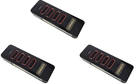 3 x Sommer Handsender Pearl 4018 4018V000 TX55-868-4 Funksender Garagentor Fernbedienung 868,8 Mhz 868,95 Mhz Base+ Pro+ Teckentrup Drive - kompatibel 4020 4026 4031 Slider+