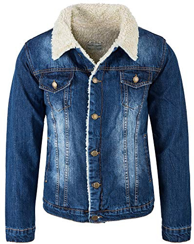Rock Creek Herren Jeansjacke Teddyfutter Warm RC-2041
