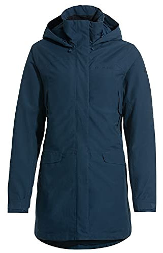VAUDE Damen Women's Skomer Wool Parka Jacke, dark sea, 38 EU