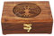 Portagioie in legno di palissandro fatto a mano, con albero della vita, intagliato a mano, per donne e uomini, accessori decorativi per la casa, scatole decorative, per riporre e organizzare (17,8 x
