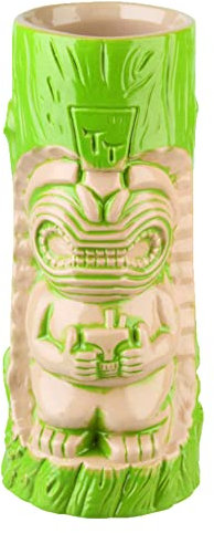 Topkapi Tiki Becher Konoki Tikti – Tiki-Set Cocktailgläser Cocktailbecher, Tiki Bar Serie, Keramik, H 18,3 cm, Tiki Becher, XL