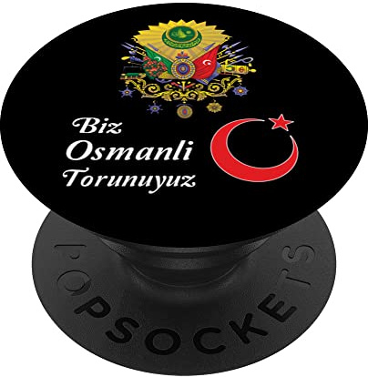 Ottoman,Türkei Flagge,Türkiye bayrak,Turkey flag. PopSockets mit austauschbarem PopGrip