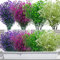 12 Mazzi Fiori Finti da Esterno Arbusti Artificiali Resistenti ai Raggi UV Piante Artificiali Decorative per Giardino, Vaso, Balcone, Casa, Ufficio, Giardino, Patio, Centrotavola (Multicolore)
