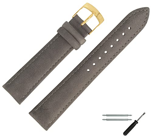 MARBURGER Uhrenarmband 18mm Leder - Werkzeug Montage Set 77118