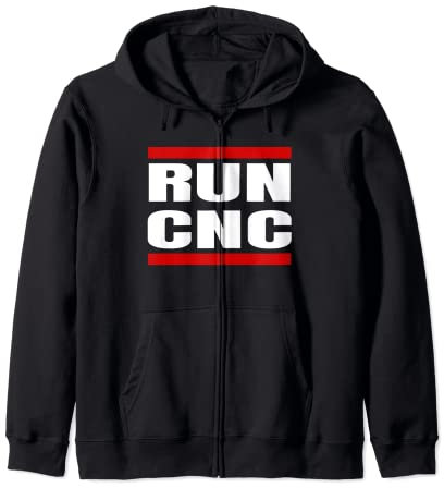 CNC RUN Betreiber der Schneidemaschine CNC-Programmierer Kapuzenjacke