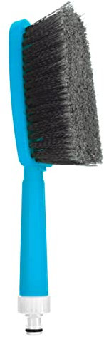 Homeshopa Water Fed Car Wheel Brush, Durable Anti-scratch Non Abrasive Bristle, Non Slip Grip Handle, Car Washing Cleaning Brush, Water Spray Brush, Jet Spray Hose Fitting