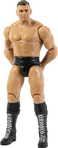 Mattel WWE Actionfigur, Serie #145 Gunther 15,2 cm großes Sammlerstück mit 10 Gelenkpunkten & lebensechtem Look