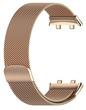 AEHON Cinturino Milanese Per Oppo Watch 46mm, Acciaio Inossidabile E Metallo, Rosa, 20mm, Chiusura Magnetica, Adatto Per Oppo Watch 46mm, Unisex, 1 Unità