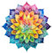GRAZDesign Wandtattoo Lebensblume bunt Wandaufkleber Schlafzimmer, Küche & Wohnzimmer - 50x50cm