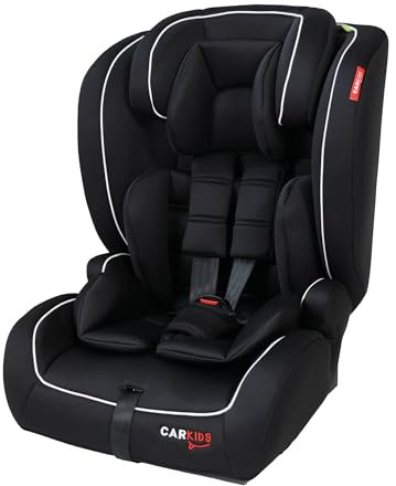 Carkids I-Size Autositz Jessie 76-150cm Isofix Schwartz/Weiß