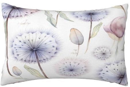 Kissenbezug 30x50cm 2er set Wetterfest Outdoor Kissen Farbenfroh Kissenbezüge, Rechteckig Couch Kissen Löwenzahn Gartendeko Kissenhülle Herbst Outdoorkissen DekoKissen für Patio Balkon Deko Gifts,L636