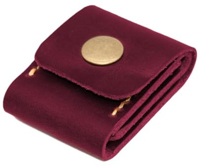 Ahuuen Computer Card Cases - Portable Storage Bag Card Case | Pouch with 3 Card Slots, PU Leather Travel Case, Storage Organizer, Card Storage Protector