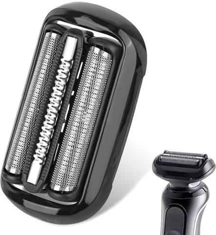 smtfcty 53B Scherköpfe Kompatibel Braun Rasierer Herren 5 und 6 Series,Ersatzklingen Folienkopf Elektrorasierer Ersatzscherkopf für 5140S 5049S 5764 6020S 6040CS 6072CC
