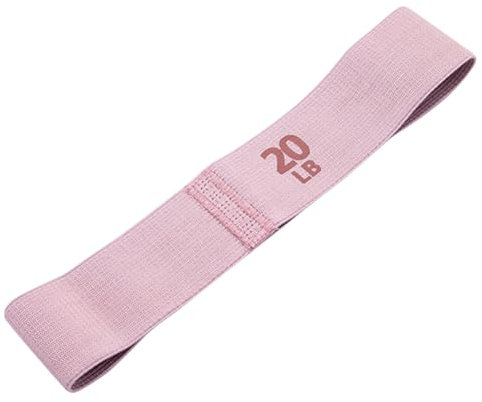 Kexpery Tragbare Gesäßmuskel-Oberschenkel-Gummibänder, elastische Trainingsbänder, rutschfeste Stretch-Fitnessstreifen for Heimtraining (Rosa)
