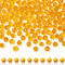 XIANNVXI Glass Beads 6mm 400Pcs Orange Crystal Beads for Jewellery Making