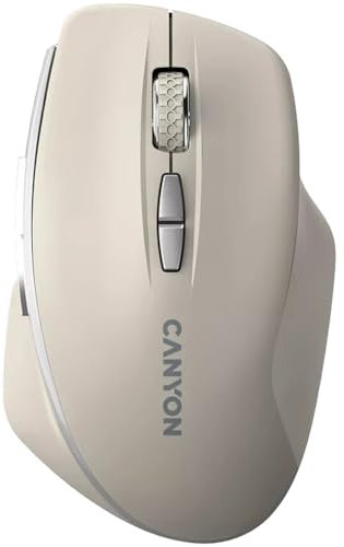 Canyon Souris Optique sans Fil avec capteur LED Bleue MW-21 Latte