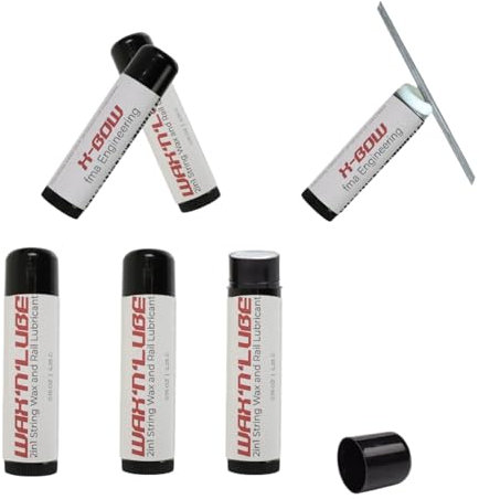 3er Set X-Bow FMA Sehnenwachs - 2 in 1 - für Sehne und Armbrustlauf, Wax, Rail Lube, Sehnenschmiere, Bogenschießen, Jagd, für Compoundbogen, Recurvebogen, Armbrust