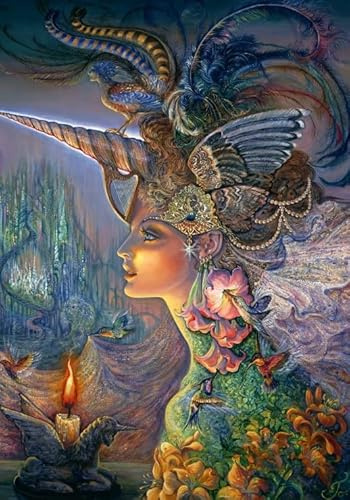 Puzzle 1000 Teile - Josephine Wall - My Lady Unicorn