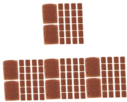 Hemobllo 4 Sätze Kindergartenblock Fisch Und Ehrliche Tücher Klarer Topf Aquarienpflanze Anlage Klare Töpfe Bodenblocker Sperre Root-tabs Zimmerpflanze Torf- -Block 100 Stück * 4