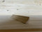 Baguette de recouvrement en bois massif quart de tige 22 mm x 22 mm x 100 cm Plinthe 1 m