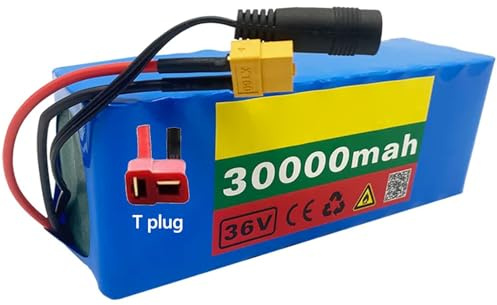 36V 30V Ebike Akku 10S3P Fahrradbatterie Hochleistungsakku Mit 42V 2A Ladegerät Wasserdichter PVC-Akku Für Ebike Scooter Motorrad Go Kart