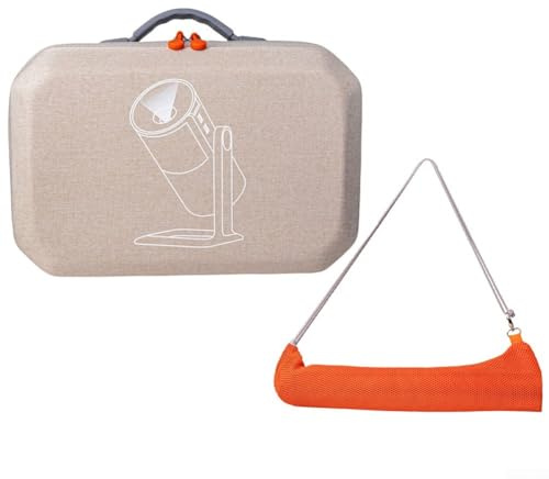 Kompakte harte Reisetasche für XGIMI MoGo 4 (2025) Projektor, EVA-Konstruktion für Stoßfestigkeit, tragbares Design mit komfortablen Griffen für Reisen