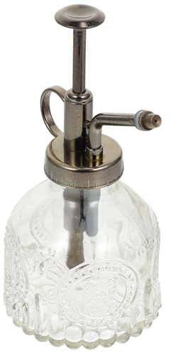 TOBBOMEY Glas Sprühflasche Vintage mit Ergonomischem Griff 1 Stück für Bonsai Hängepflanzen und Gartenarbeit Innen und Außen