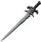 World of Warcraft inoffizielle Replik Schwert Frostmourne von Arthas in Originalgröße 120 cm, gefertigt aus Edelstahl und mit Wandsockel inklusive - Dekoratives Schwert ohne Rand