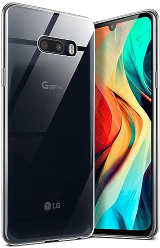 moex Aero Case für LG G8X ThinQ Hülle Durchsichtig, Silikon Handyhülle Transparent, Clear Case Ultra Slim, Backcover Schutzhülle Dünn, Silikonhülle Minimalistisch, Klar