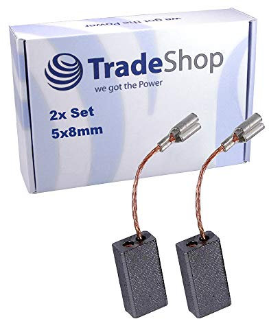 2x Kohlebürsten kompatibel mit Hilti Bohrhammer TE 2, TE 2-S, TE 2-M, TE 6, TE 6-S, TE 6-C, TE 7, TE 29 / Motorkohlen Kohlestifte Schleifkohlen 5x8mm