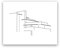 CloudShang Frank Lloyd Wrights Bild Geometrische Gebäude Poster Fallendes Wasser Haus Abstrakte Strichzeichnung Poster Minimalistische Wand Bilder Wohnzimmer Büro Wand Dekor Leinwand Gemälde G03104