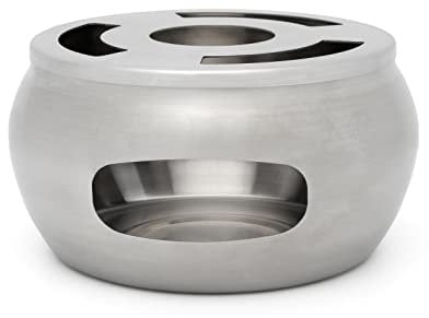 Bredemeijer runder Teewärmer Ø ca. 15 cm aus mattem Edelstahl