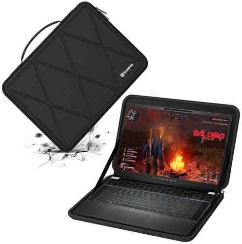 Smatree Hard EVA Protective Sleeve Case Compatible for 16 inch DELL Alienware 16 Area-51, for 16 inch DELL Alienware X16 R2 Gaming Laptop (X8323)