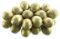 Nature Trends Oster-Deko Echte Wachteleier Goldfarben 3 cm - 12er Set