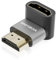 VCELINK 8K HDMI Winkelstecker, 90 Grad Adapter Mit 8K@60Hz 4K@120Hz, 2.1 Winkel Adapter, HDR, VRR, Dolby, eARC, 3D für PS5, TV Stick, Apple TV