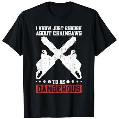 Logger Work Boots Lumberjack Suspenders Wood Arborist T-Shirt