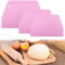 Rascador de masa y cuencos, raspador de banco de plástico para hornear, 3 unidades, cortador de masa de plástico para seguridad alimentaria, trapezoidal, raspador de masa de grado alimenticio,