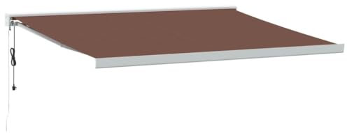 Gecheer Markise Automatisch Braun 450x300 cm