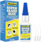 Glass Glue 30 g, Clear Superglue for Glass, Acrylic, Pottery, Mirrors, Jewelry and Crafts, with Anti-Clog Cap, Waterproof, Heat-Resistant
