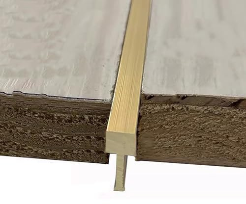 Waterproof T-Shaped Door Threshold Strip, Seamless Floor Transition Cover for Exterior Gaps, Tile to Wood Joining Solution