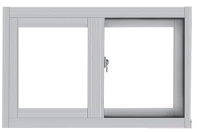 ZIUSFAC Finestra per Cantina Finestra Scorrevole Orizzontale Finestre Incassata con Schermo/Vetro Finestre Scorrevoli in Alluminio Finestra per Pollaio 60x30 80x60cm(White,(WxH) 50x45cm/20x18)
