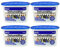 ASAB Dehumidifier 4 Pack. Interior Damp Trap, Humidity Mould Moisture Catcher, Mildew Remover, Prevents Condensation and Bad Odours. Ideal for Home, Office, Internal Use
