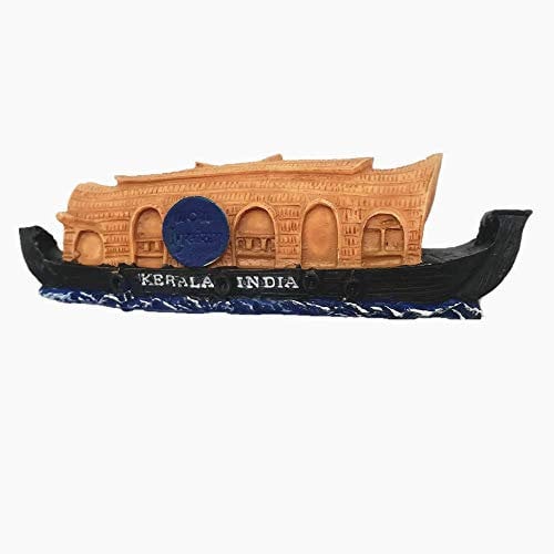 3D Kerala India fridge magnet,Home & kitchen decoration magnetic sticker Kerala India refrigerator magnet tourist souvenir gift