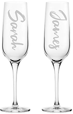 Calice da champagne con incisione personalizzabile, perfetto per ogni occasione