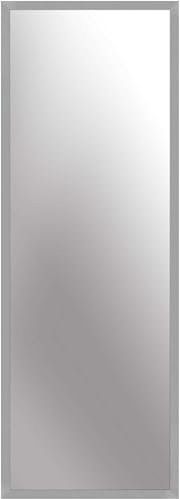 nielsen HOME Wandspiegel, 50 x 150 cm, Holz (MDF), Silber Glanz, Ganzkörperspiegel für alle Wohnbereiche, Hoch- & Querformat, anpassbare Aufhänger, Oslo
