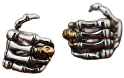 ESCYQ Damen Ohrringe Ohrstecker Ohrhänger Tropfen Ohrlinie,S 925 Silber Thai Silber Vintage Handwerk des Hand-Shaped Frauen Ohrringe Silber Ohrringe